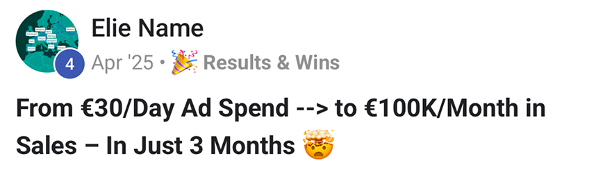 Elie - €100K/Month in Sales